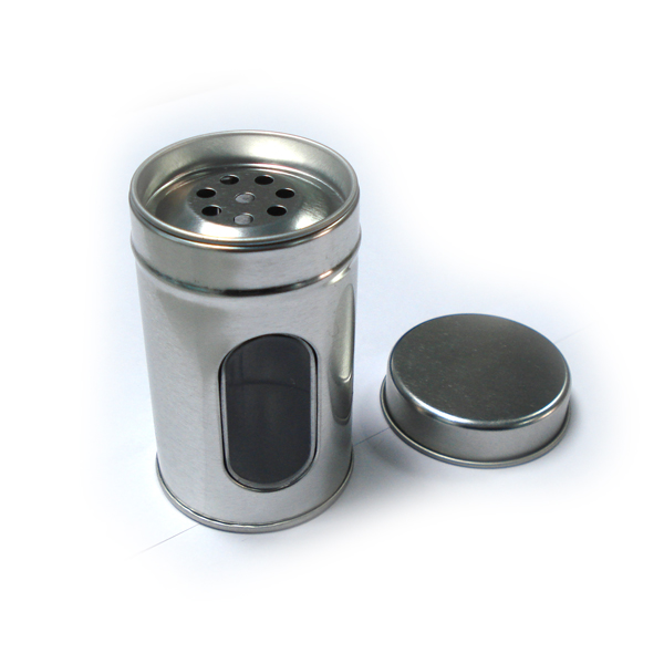 round metal spice tin boxes