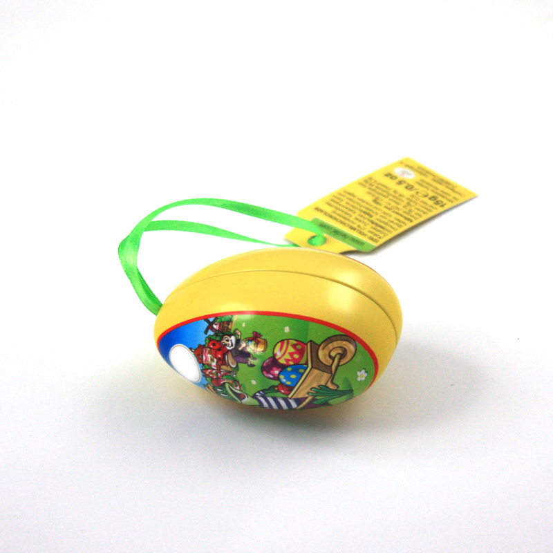 small Easter egg tin for candy