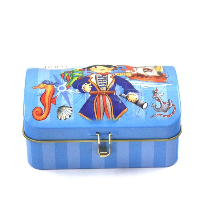 candy tin box with domed lid