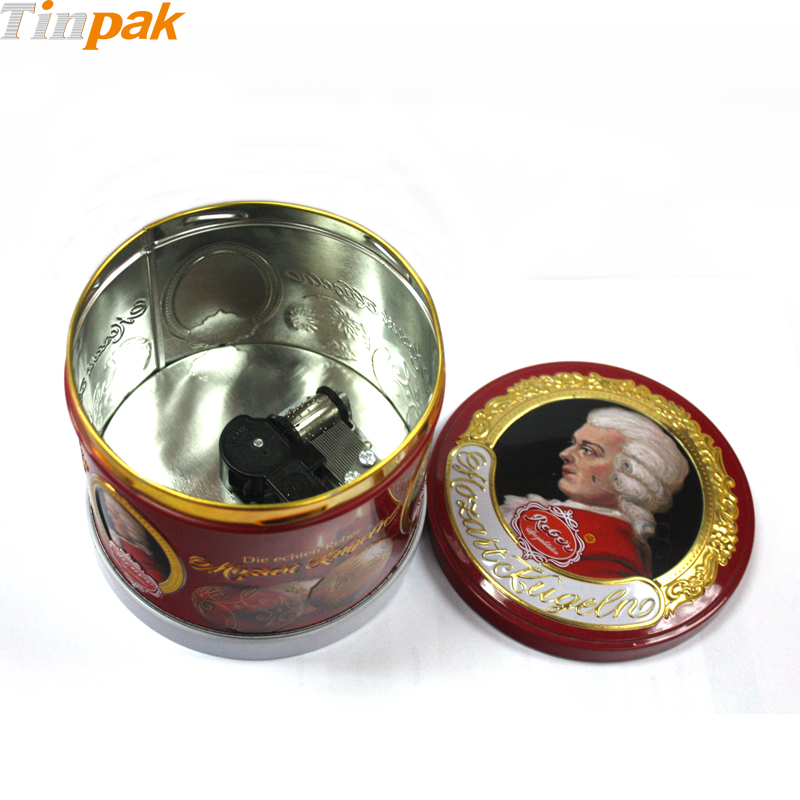 musical food metal container