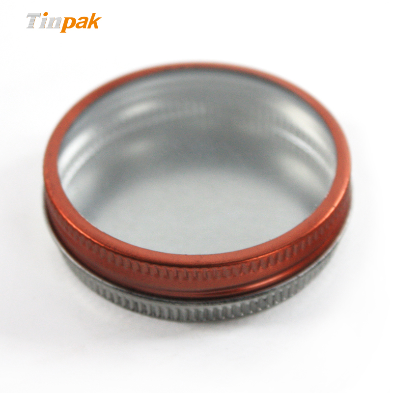round lip balm tin containers
