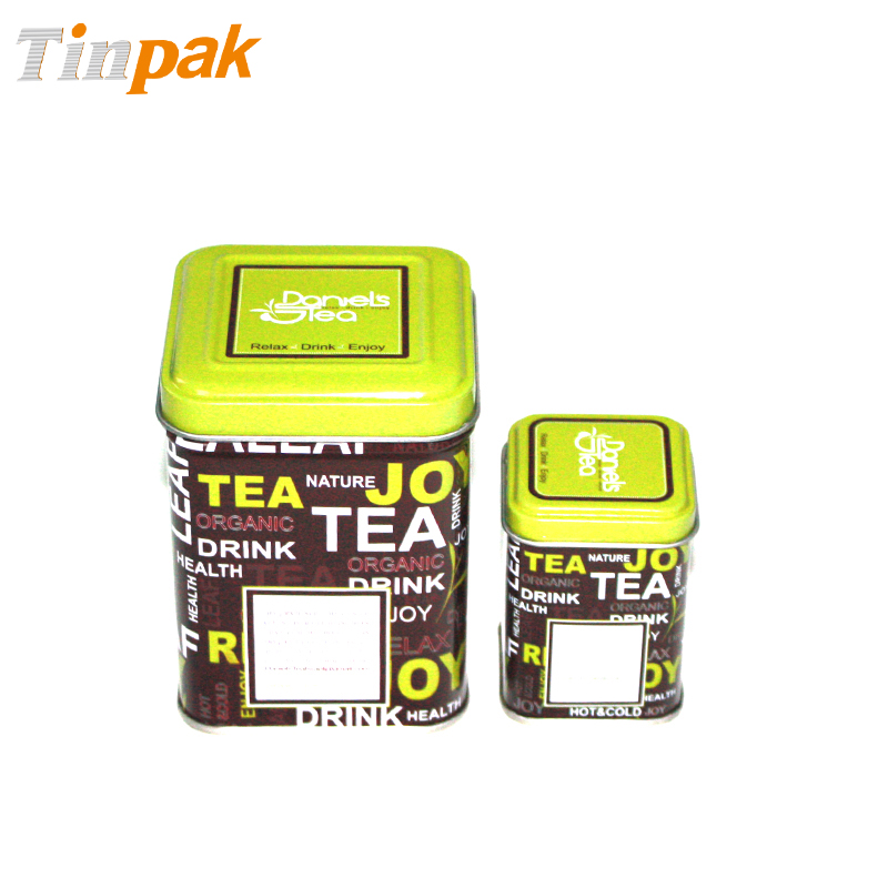 custom tea tin containers