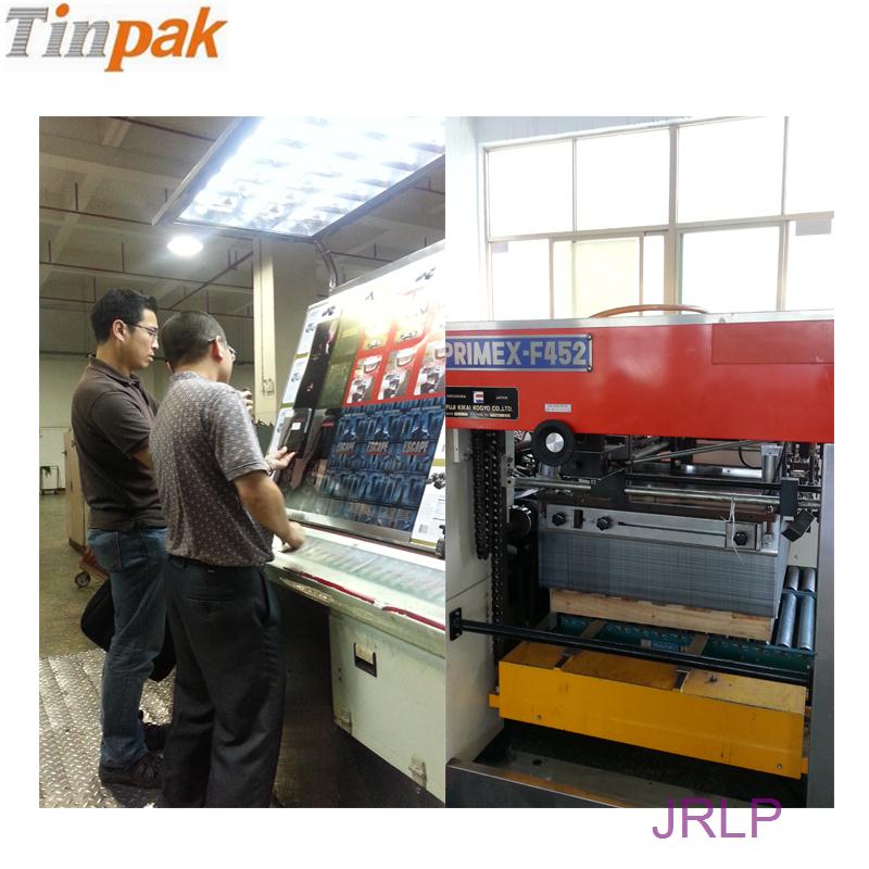 Tinpak’s contractor tin box printing factory