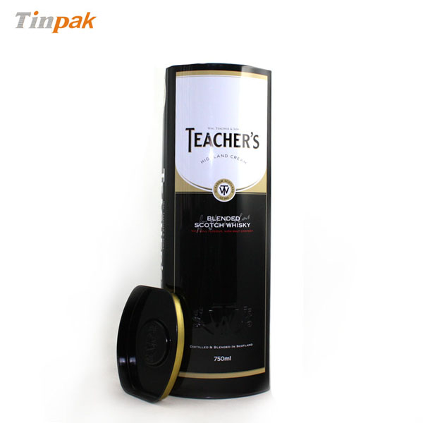 high quality tin box for wine bottle