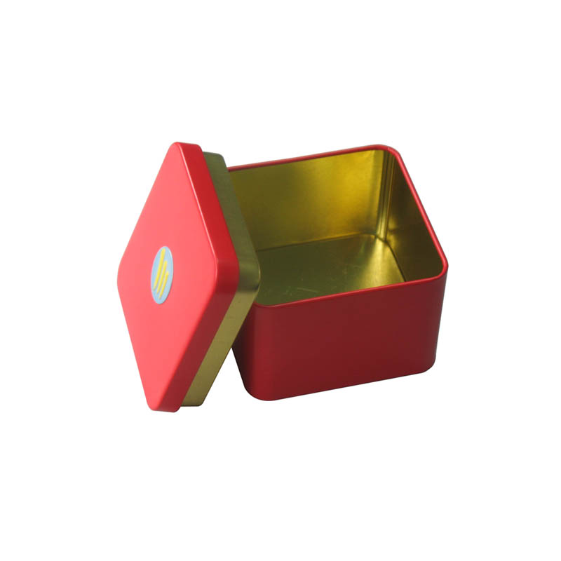 Tea tin box  with plug lid