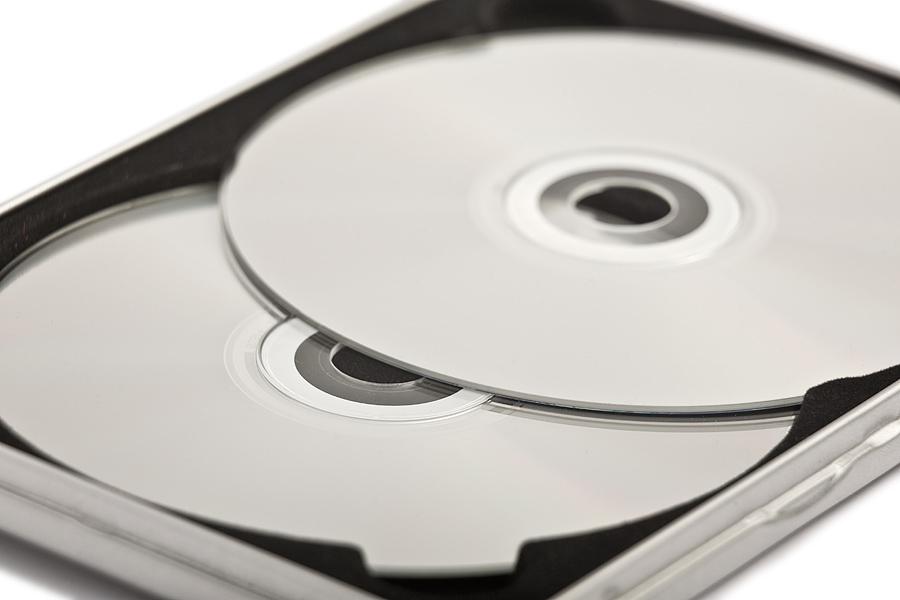 Discs hold inside - DVD tin box