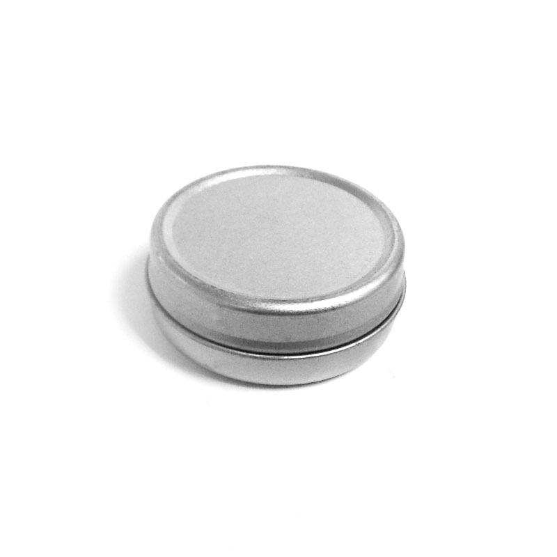 small plain seamless round lip balm tin 