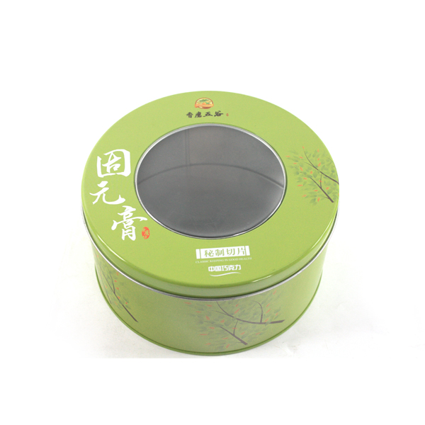 printed round biscuit tin boxes