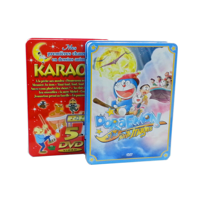 cartoon DVD tin cases