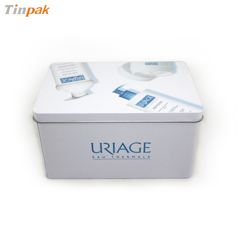 Personal care product packaging tin box
