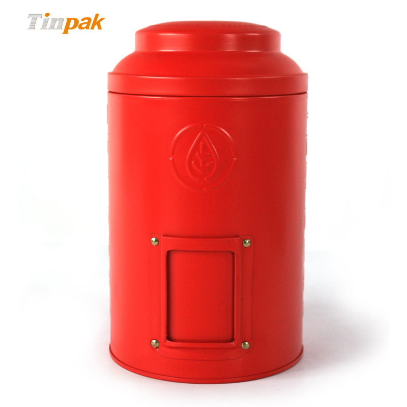 Round Air-proof Tea Tin Canisters Wholesale
