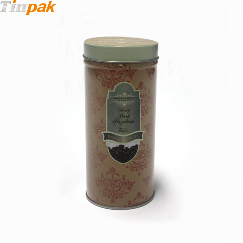Wholesale round food grdae coffee metal containers