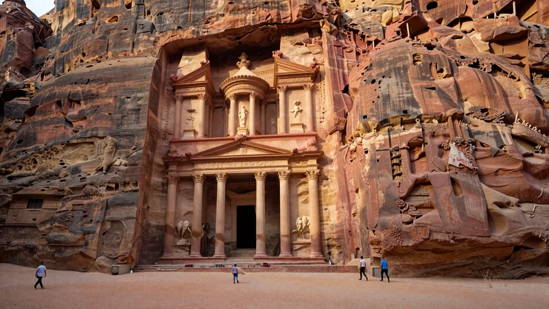 Petra Treasury in Jordan - ancient Nabataean heritage that shapes Jordanian cultural pride